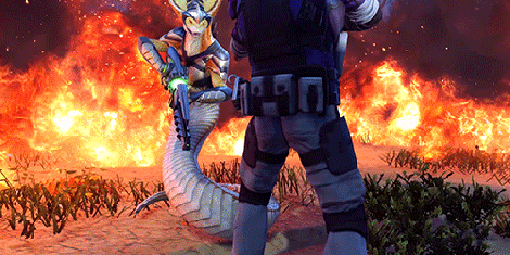 XCOM Viper-attack